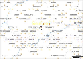 map of Bechstedt