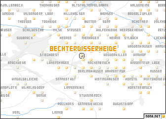 map of Bechterdisserheide