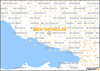 map of Bechtersweiler