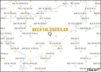 map of Bechtoldsweiler