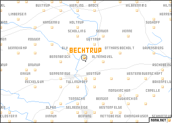 map of Bechtrup