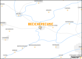map of Becicherecu Mic
