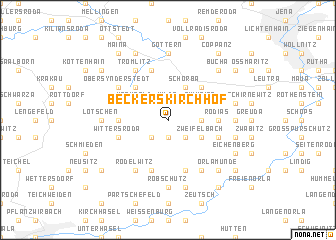 map of Beckerskirchhof