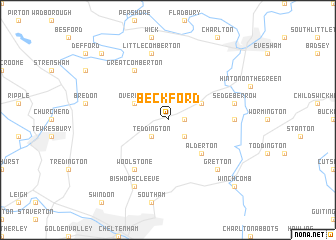 map of Beckford