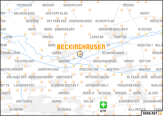 map of Beckinghausen