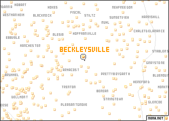 map of Beckleysville