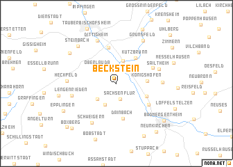 map of Beckstein