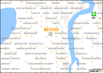 map of Beckum