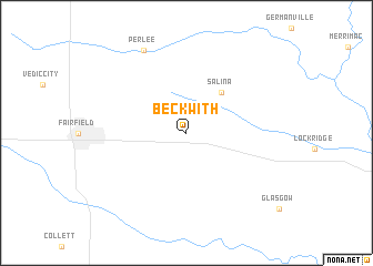 map of Beckwith