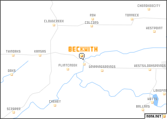 map of Beckwith