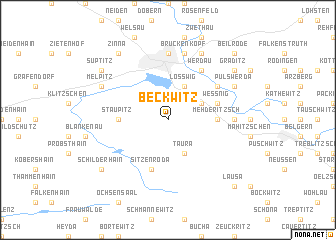 map of Beckwitz