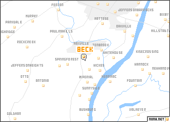 map of Beck