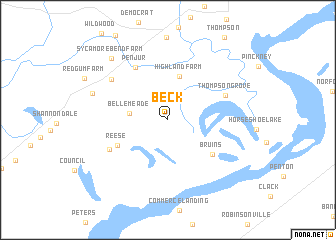 map of Beck