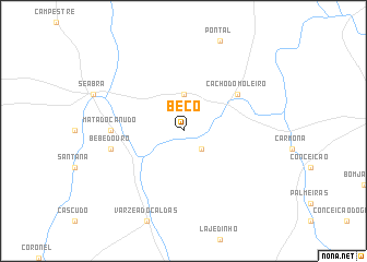 map of Beco