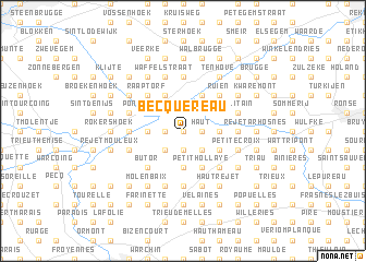 map of Becquereau