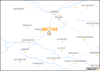 map of Bective