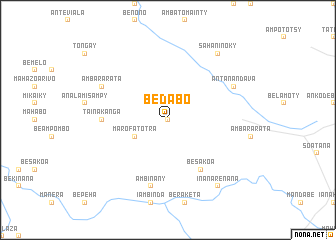 map of Bedabo