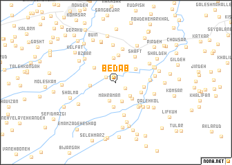 map of Bedāb