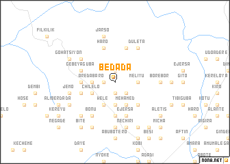 map of Bedada