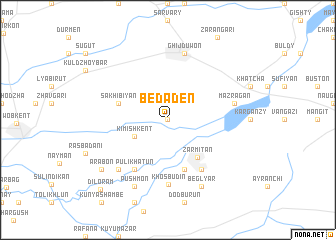 map of Bedaden