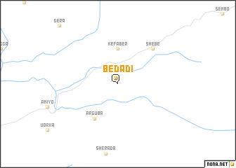 map of Bedadī