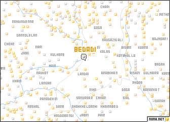 map of Bedādi