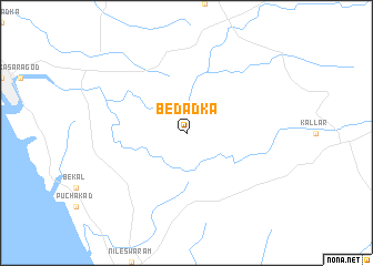 map of Bedadka