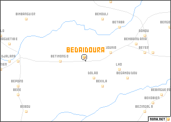 map of Bédaïdoura