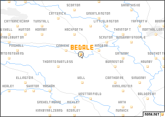 map of Bedale