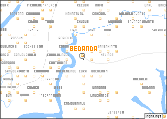 map of Bedanda