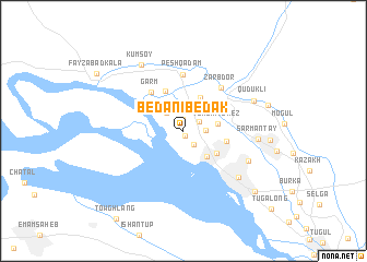 map of Bedanibedak