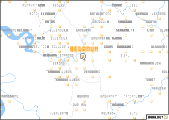 map of Bedanum