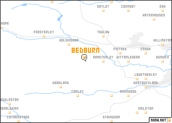 map of Bedburn