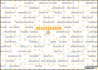 map of Beddegedara