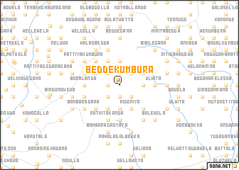 map of Beddekumbura