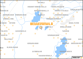 map of Beddepanwila