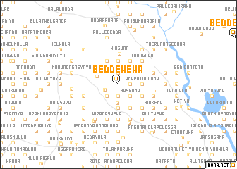 map of Beddewewa