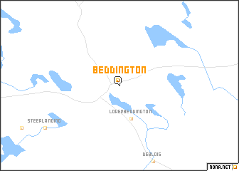 map of Beddington