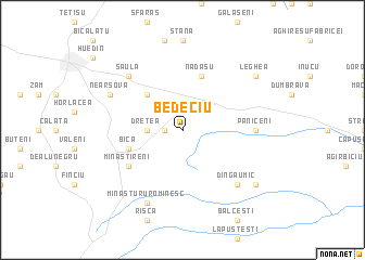 map of Bedeciu