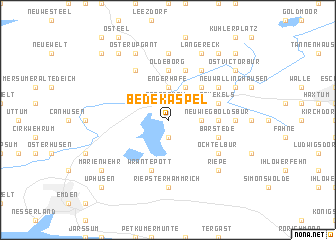 map of Bedekaspel