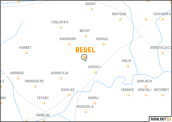 map of Bedel
