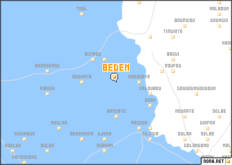 map of Bédem