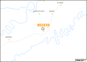 map of Bédéna