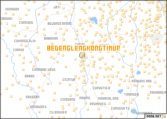 map of Bedenglengkong-timur