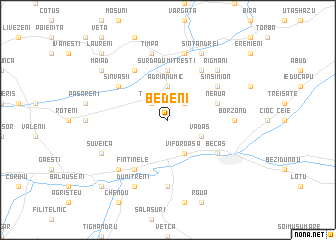 map of Bedeni
