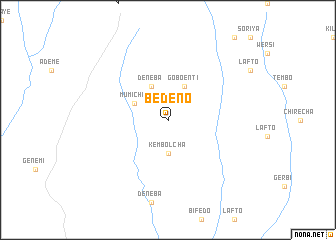 map of Bedeno