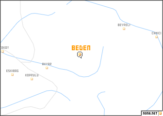 map of Beden