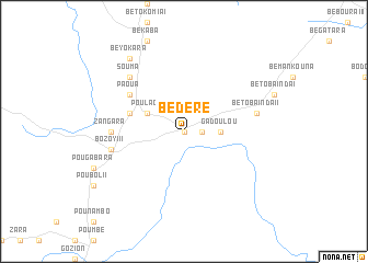 map of Bedere