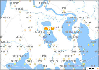 map of Béder