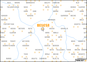 map of Bedēsa